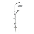 KIAMAMI VALENTINA - Colonne De Douche Avec Pommeau Rond Fixe Et Barre De Douche En Abs - vignette