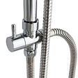 KIAMAMI VALENTINA - Colonne De Douche Avec Pommeau Rond Fixe Et Barre De Douche En Abs - vignette
