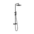KIAMAMI VALENTINA - Colonne De Douche Carrée Avec Thermostat Noir Mat - vignette
