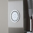 KIAMAMI VALENTINA - Panneau De Douche Avec Jets Hydromassants Design Rond - vignette