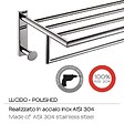KIAMAMI VALENTINA - Porte-Serviettes Multiple En Acier Chromé Poli | Loto - vignette
