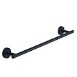 KIAMAMI VALENTINA - Porte-Serviettes 45 Cm Acier Inoxydable Noir Mat Fixation Murale | Violetta - vignette