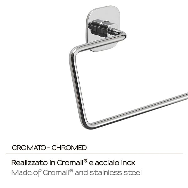 KIAMAMI VALENTINA - Porte-Serviettes Annulaire En Acier Inoxydable Chromé | Timo - large