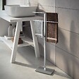 KIAMAMI VALENTINA - Porte-Serviettes En Acier Avec Base Grise | Arcobaleno - vignette