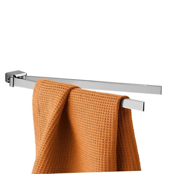 KIAMAMI VALENTINA - Crochet Porte-Serviettes Double Moderne De Salle De Bains Avec Articulation | Senator - large
