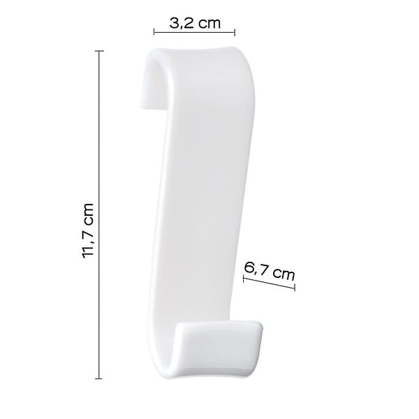 KIAMAMI VALENTINA - Patère Blanche Pour Radiateur | Merlino - large