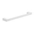 KIAMAMI VALENTINA - Porte-Serviettes 45 Cm Blanc Mat Laiton Chromé - Fixation Avec Vis Incluses | Giacinto - vignette