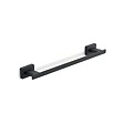 KIAMAMI VALENTINA - Porte-Serviettes En Acier Inoxydable Noir Mat De 35 Cm | Atene - vignette