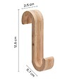 KIAMAMI VALENTINA - Cintre En Bois Naturel | Merlino - vignette