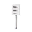 KIAMAMI VALENTINA - Set De Douche 3Pc Support Mural Et Pommeau De Douche Extractible En Abs Chromé - vignette