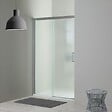 KIAMAMI VALENTINA - Porte De Douche En Niche Côté Fixe À Gauche 150 Cm Verre Satiné | Dream - vignette