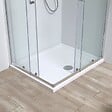 KIAMAMI VALENTINA - Douche D'angle Sur Mesure Avec Parois Extensibles De 80 À 90 Cm | Leo - vignette