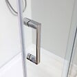 KIAMAMI VALENTINA - Douche D'angle Sur Mesure Avec Parois Extensibles De 80 À 90 Cm | Leo - vignette