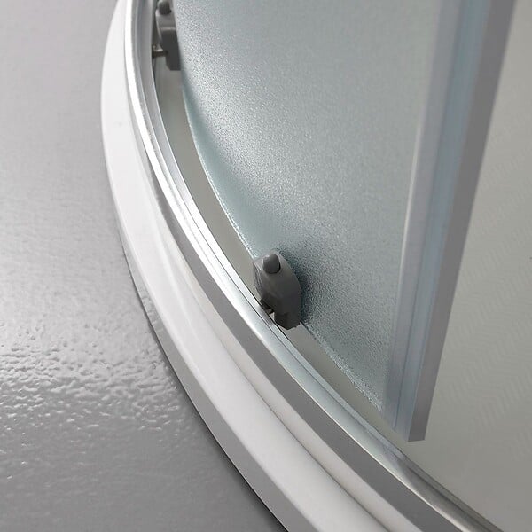 KIAMAMI VALENTINA - Cabine De Douche Angulaire 80X80 6 Mm Verre Opaque | Giada - large
