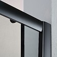 KIAMAMI VALENTINA - Porte De Douche Niche 150 Cm Noir Mat Coulissant | City - vignette
