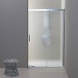 KIAMAMI VALENTINA - Porte De Douche En Niche 120 Cm Paroi Fixe À Droite En Verre Satiné | Dream - vignette