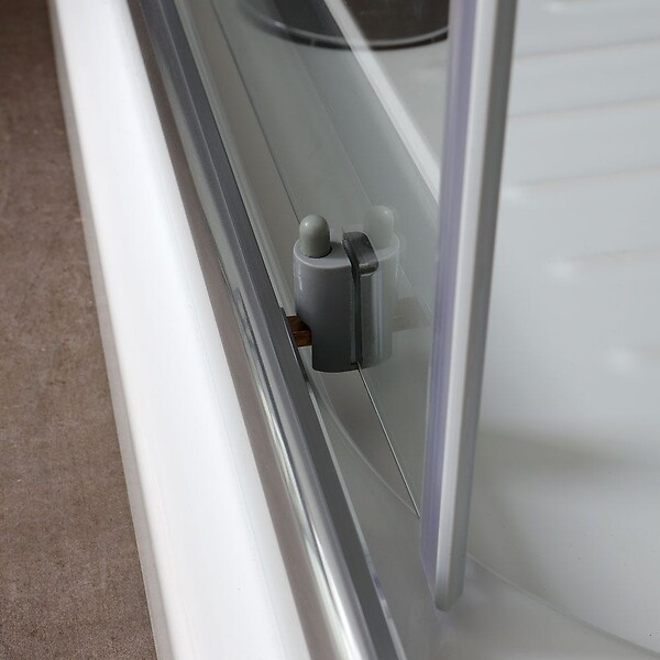 KIAMAMI VALENTINA - Cabine De Douche D'angle Coulissante 70X100 Cm Cristal Transparent | Luna - large