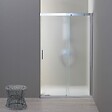 KIAMAMI VALENTINA - Porte De Douche En Niche 140 Cm Côté Fixe À Droite Verre Satiné | Dream - vignette