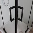 KIAMAMI VALENTINA - Cabine De Douche Sans Profilés 90X90 H190 Cm Noir Mat  | London - vignette