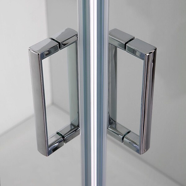 KIAMAMI VALENTINA - Cabine De Douche Coulissante Avec Portes Transparentes Et Receveur En Céramique 80X100 - large