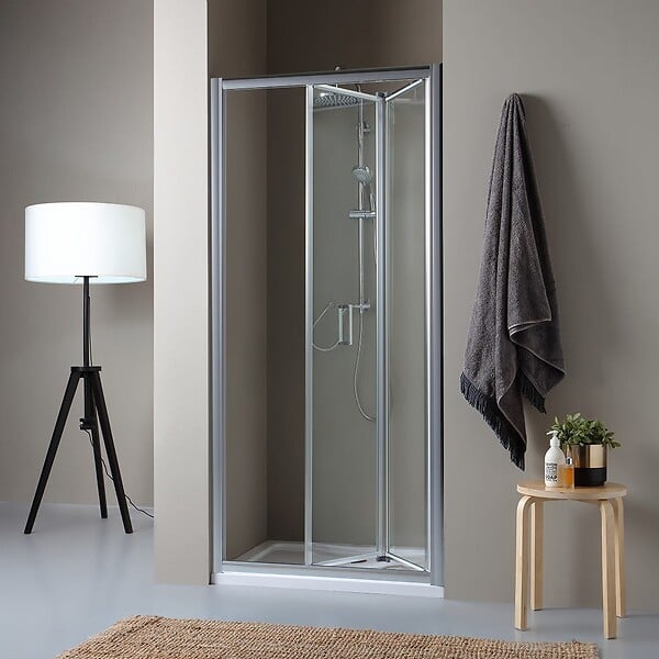 KIAMAMI VALENTINA - Porte De Douche Encastrée De 90 Cm Avec Ouverture Pliante | Soffio - large