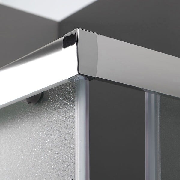 KIAMAMI VALENTINA - Cabine De Douche 70X100 Cm Verre Opaque Portes Coulissantes | Giada - large