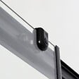 KIAMAMI VALENTINA - Porte De Douche Pour Niche 100Cm En Verre Trempé Et Profils Noirs | City - vignette