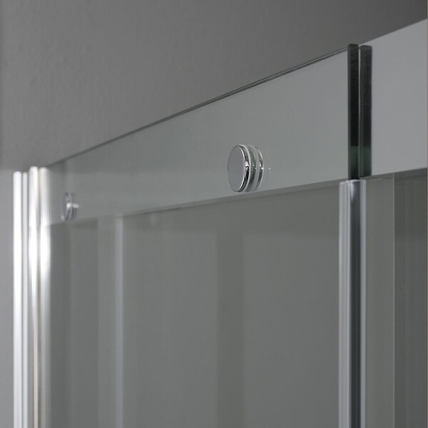 KIAMAMI VALENTINA - Cabine De Douche Avec Porte Coulissante 80X140 Transparente | Dream - large