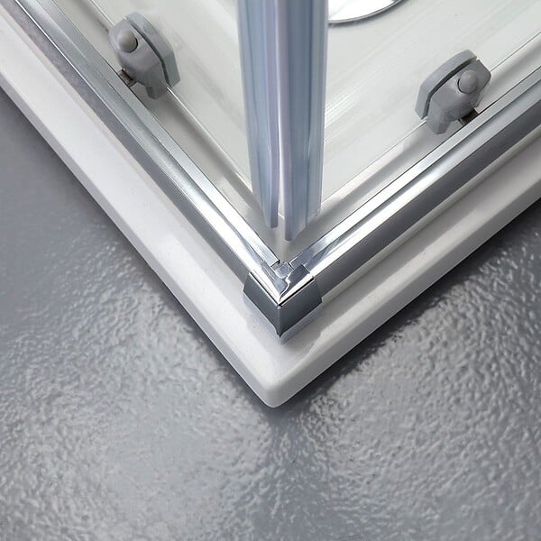 KIAMAMI VALENTINA - Cabine De Douche Carrée 90X90 Con Verre Transparent | Giada - large