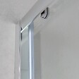 KIAMAMI VALENTINA - Porte De Douche Pour Niche 140 Cm En Verre 6 Mm Trempé Transparent | New Giada - vignette