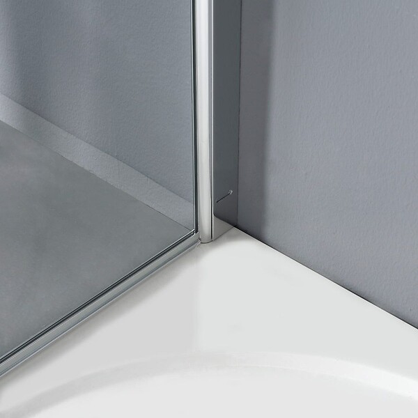 KIAMAMI VALENTINA - Paroi De Douche Walk-In En 110 Cm H 190 Cm Verre Transparent - large