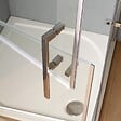 KIAMAMI VALENTINA - Cabine De Douche Pour  Handicapées Ou Personnes Agées 90X90 En Verre Avec Double Ouverture Battente - vignette