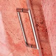 KIAMAMI VALENTINA - Porte De Douche En Niche De 130 Cm Côté Fixe À Gauche Verre Transparent | Dream - vignette