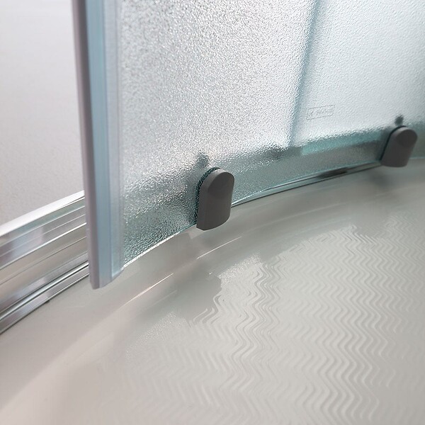 KIAMAMI VALENTINA - Cabine De Douche Angulaire 90X90 Cm Verre Opaque 6 Mm | Giada - large