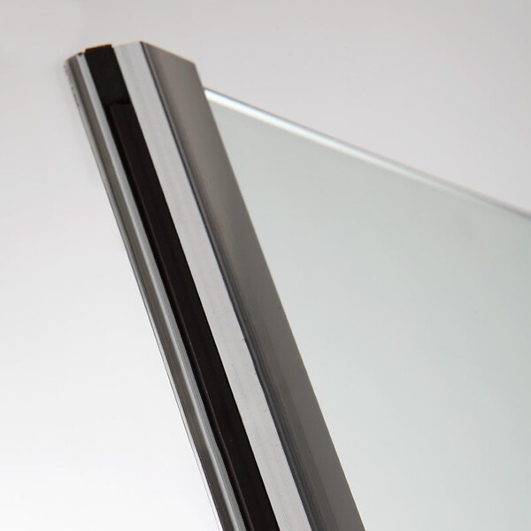 KIAMAMI VALENTINA - Cabine De Douche Carrée Cristal Ouverture Battante 80X80 Cm | Cristal - large