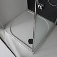 KIAMAMI VALENTINA - Cabine De Douche Cristal Carée A Deux Battants En Verre 70X70 Cm | Cristal - vignette