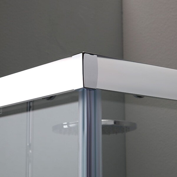 KIAMAMI VALENTINA - Porte De Douche 80X80 Transparent Portes Coulissantes | Giada - large