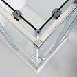 KIAMAMI VALENTINA - Cabine De Douche Complète 120X80 Avec Portes Transparentes Et Receveur De Douche En Céramique - vignette