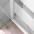 KIAMAMI VALENTINA - Cabine De Douche 70X70 Cristal Sérigraphié 4Mm Profilé Sérigraphié Blanc | Venere - vignette