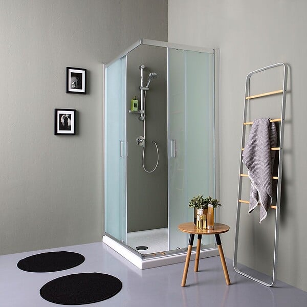 KIAMAMI VALENTINA - Cabine De Douche Rectangulaire 120X70 Portes Satinées 6 Mm  |  Giada - large