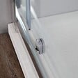 KIAMAMI VALENTINA - Cabine De Douche 120X80cm Côté Fixe Et Porte Coulissante Transparente | New Giada - vignette