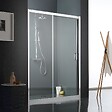 KIAMAMI VALENTINA - Porte De Douche En Niche De 110 Cm Verre Transparent - vignette