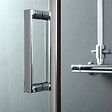 KIAMAMI VALENTINA - Porte De Douche En Niche De 110 Cm Verre Transparent - vignette