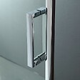 KIAMAMI VALENTINA - Porte De Douche En Niche De 110 Cm Verre Transparent - vignette