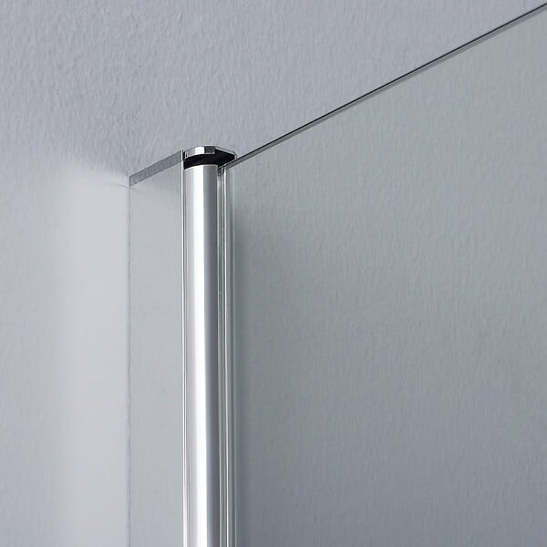KIAMAMI VALENTINA - Paroi Fixe De Douche Walk-In À L'italienne 100 Cm En Verre - large