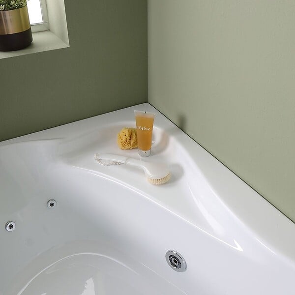 KIAMAMI VALENTINA - Baignoire Balnéo D'angle Gauche | Ambra - large