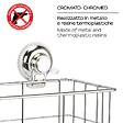 KIAMAMI VALENTINA - Support De Douche Rectangulaire Avec Fixation Par Ventouse | Menta - vignette