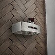 KIAMAMI VALENTINA - Porte Objets De Douche Rectangulaire Chromé  | Peonia - vignette