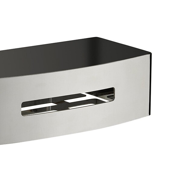 KIAMAMI VALENTINA - Porte Objets De Douche Rectangulaire Chromé  | Peonia - large