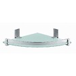 KIAMAMI VALENTINA - Porte-Objets D'angle Pour Douche En Aluminium Et Verre Trempé | Calatea - vignette